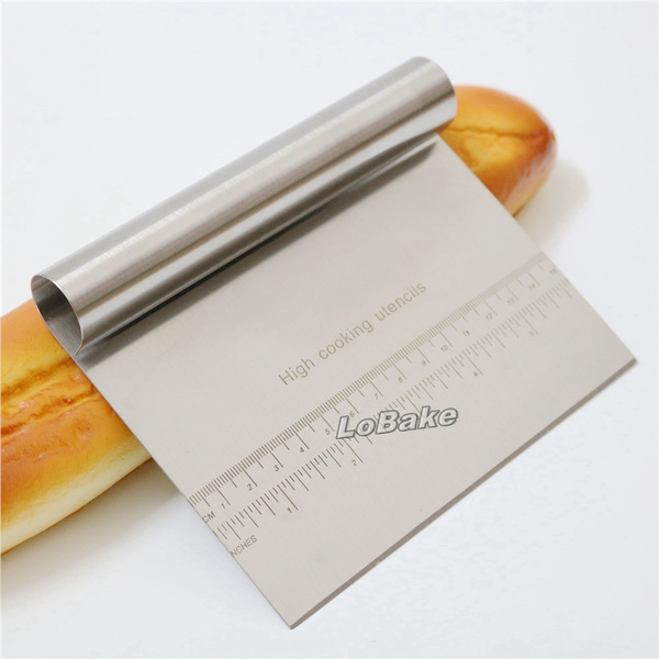 Stainless Steel Cutter Scraper Knife Kitchen Utensils Cake Cooking