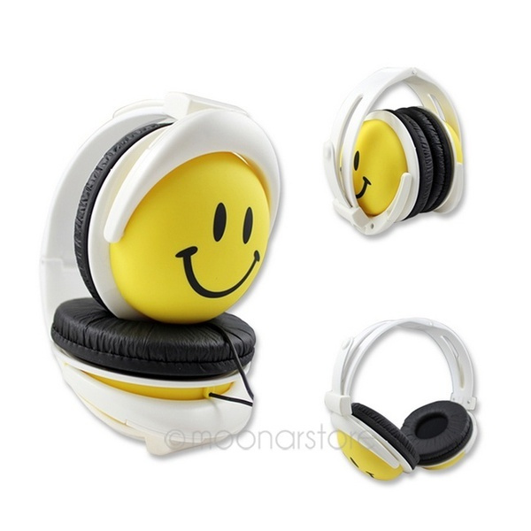 Smile Face Boys Girls Kid Headphone Earphone Headset For Computer Mp3 Mp4 Psp Dj Wish Smile Face Boys Girls Kid Headphone Earphone Headset For Computer Mp3 Mp4 Psp Dj Wish