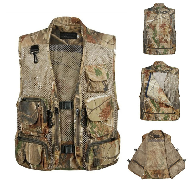 Camo hunting vest with pockets Clearance
