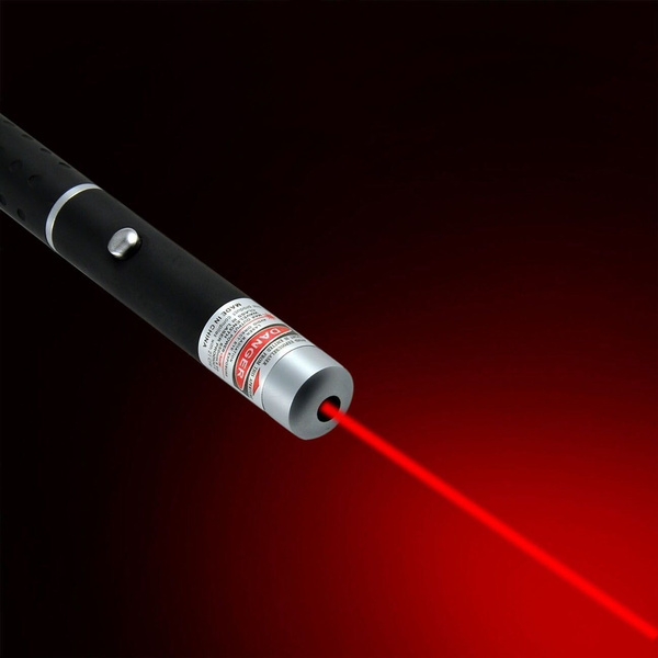Pointeur ROUGE Puissant tactique pointeur laser Longue Porté Tactic laser  pointer red