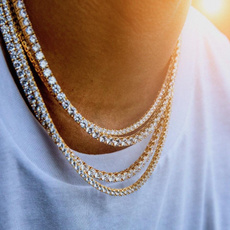 hip hop jewelry, Chain, Men, Tennis