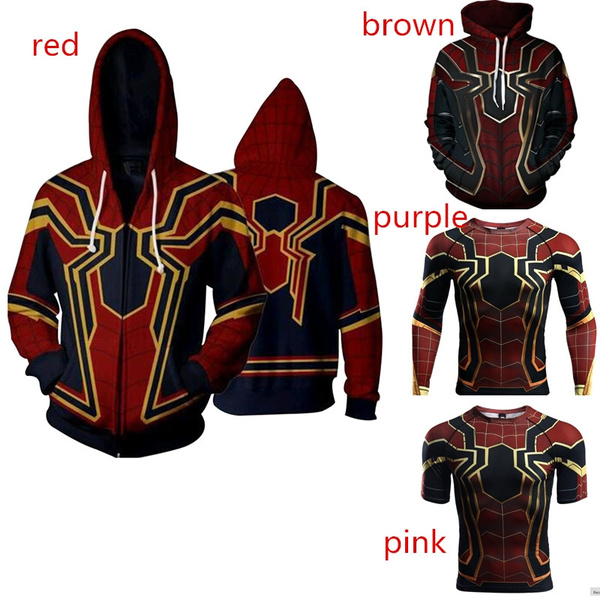 Infinity war hot sale iron spider hoodie