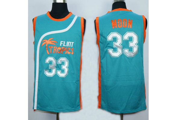 Flint Tropics Semi Pro Basketball Jersey White Green – Jersey Junkiez