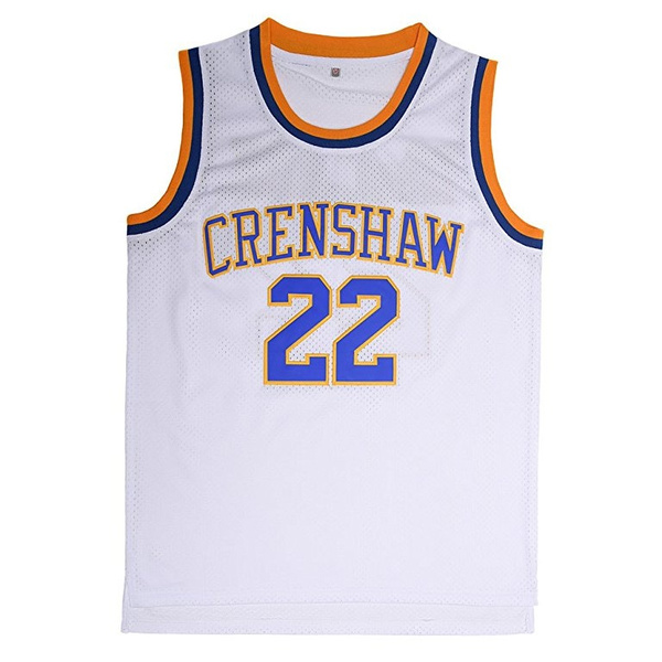 Love & Basketball Quincy McCall Crenshaw 22 Jersey M/Men's / White