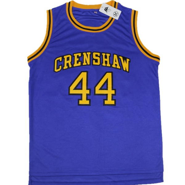 Bryant 44 Crenshaw High School Blue Basketball Jersey - Kitsociety