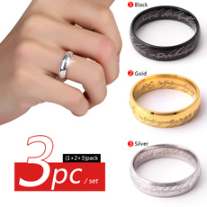 Couple Rings, lettering, Fashion, Jewelry