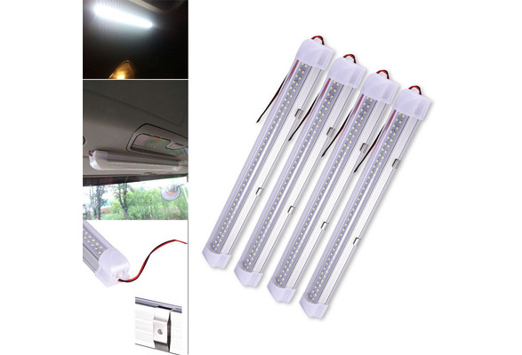 1-4x LED Streifen Leuchte Röhre 108/72 LEDs Auto Van Stablampe Lichtleiste Weiß