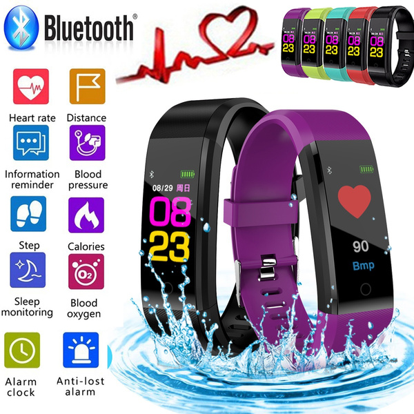 Bluetooth smart band watch fitness 2024 activity tracker