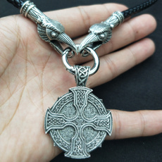 Necklace, Celtic, Cross necklace, druid