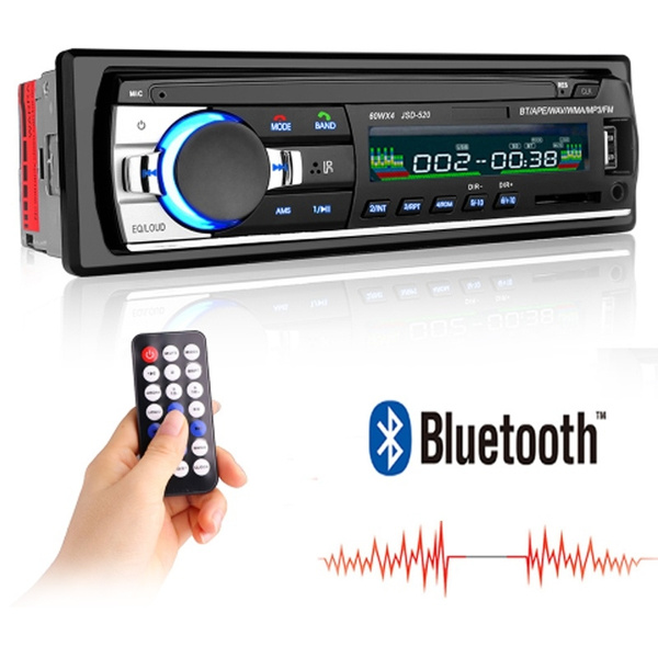 Terzijde compileren toeter 12V Bluetooth Car Stereo FM Radio MP3 Audio Player USB SD AUX Auto  Electronics Subwoofer In-Dash 1 DIN Autoradio [<R4>] | Wish