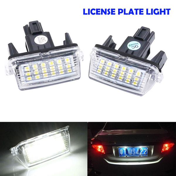 WISH AE20 Second generation 2009-2016 Wagon 5D LED License Lamp White for TOYOTA 