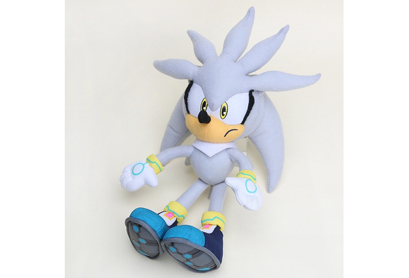 super silver the hedgehog plush