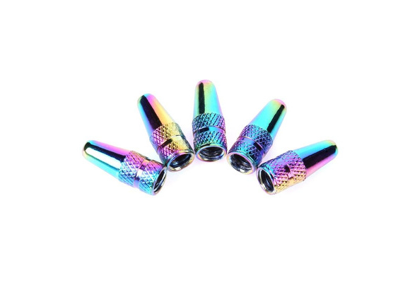 Details about / 2pcs Bike Presta Valve Cap Wheel Rim Tyre Stem Air Valve Caps Bicycle Alumin CW