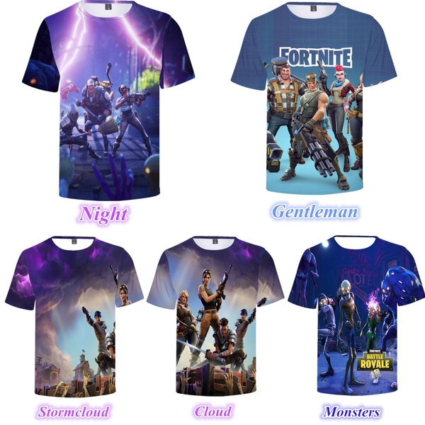 Fortnite Boys Battle Royale Wild Cards Graphic Design T-Shirt, X