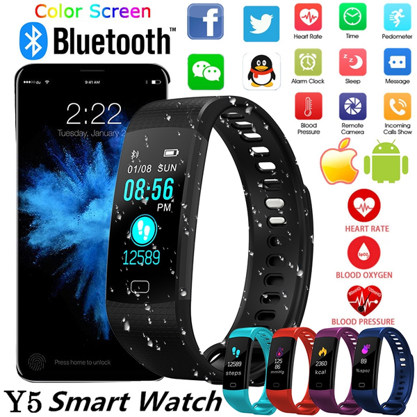 y5 color screen fitness tracker