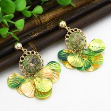 boho, resinearring, Fashion Accessories, womentasselearring