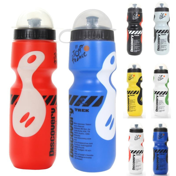 5 Colors 750ML Portable Sports Water Bottle Camping Cycling Bicycle Plastic Flask Outdoor Bike