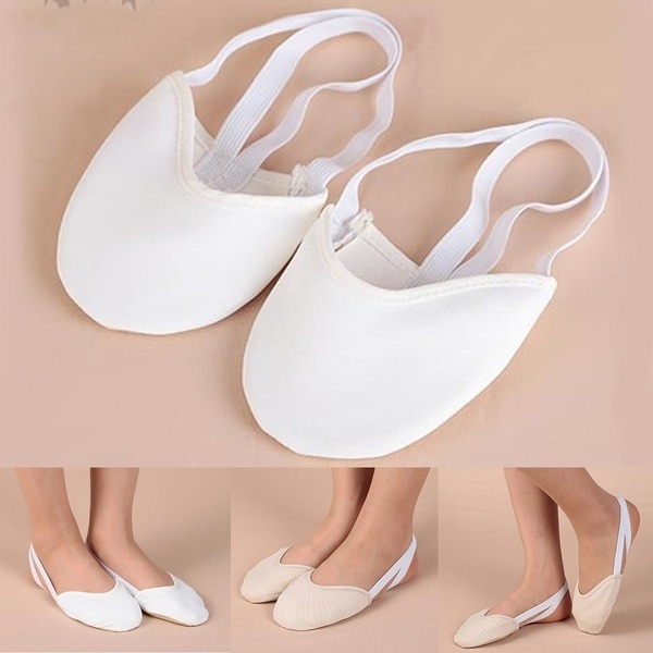 Half PULeather Sole ballet pointe Dance Shoes Rhythmic Gymnastics Slippers# TO
