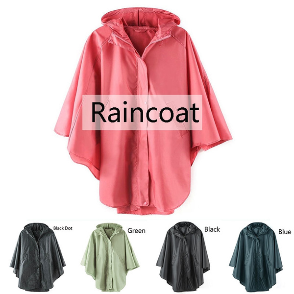 Women's Raincoat Waterproof Packable 