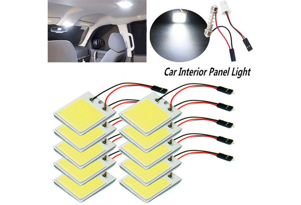 Car Interior Accessories 48 SMD T10 4W 12V COB Car Interior Panel LED  Lights Lamp Bulb Car Dome Light