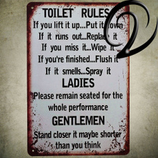 toilet, Decor, wcsign, Plaques & Signs