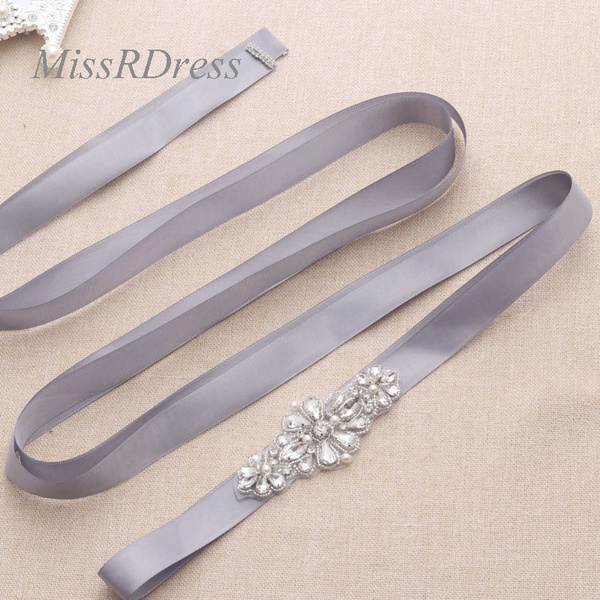 silver sash belt