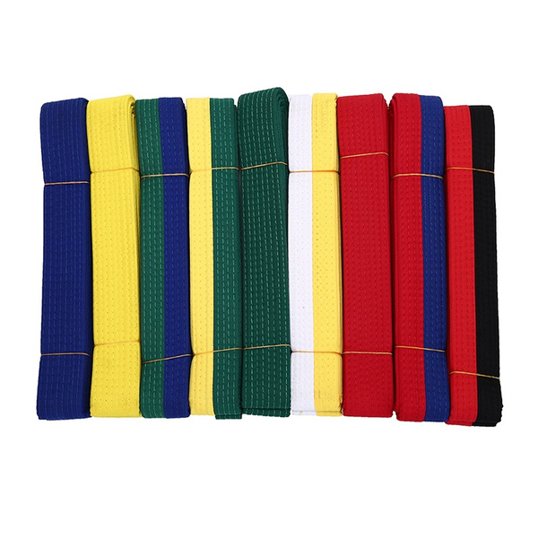 taekwondo martial arts belt karate judo uniform waistband strap sash 220cm YXyu 