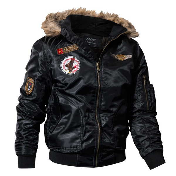 Jamickiki New Autumn And Winter Fur Collar Pu Leather Zipper Motorcycle