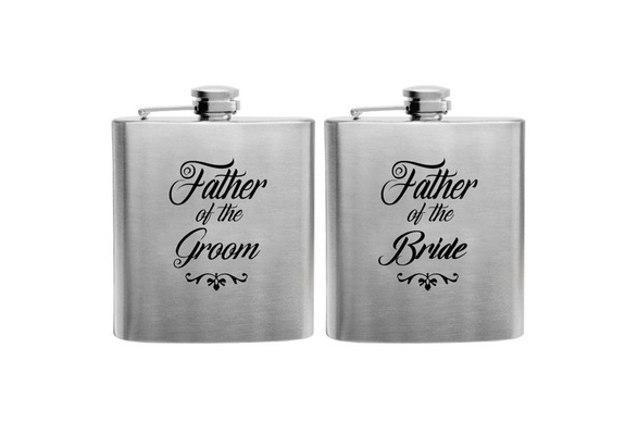 father of the bride hip flask