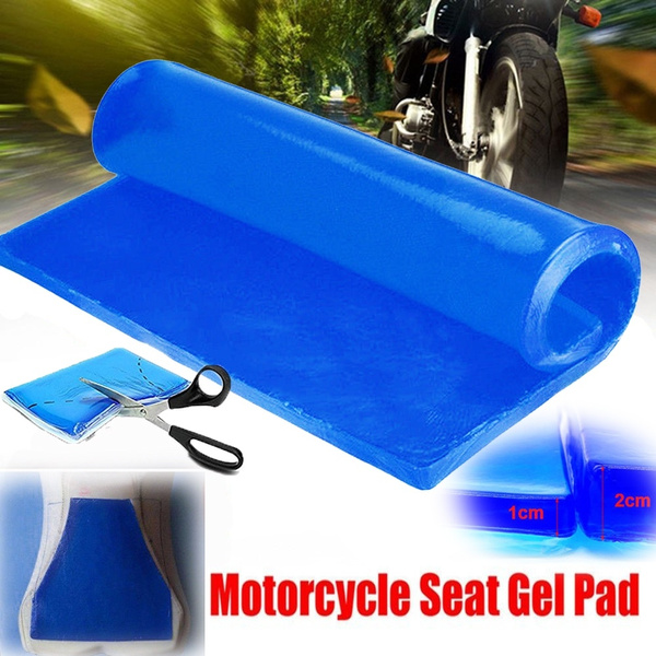 1CM / 2CM MOTORCYCLE SEAT GEL PAD SHOCK ABSORPTION MAT COMFORTABLE SOFT  CUSHION