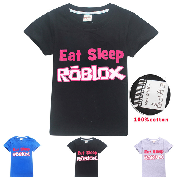 New Summer Children's Short Sleeve T-shirt ROBLOX Girls Boys