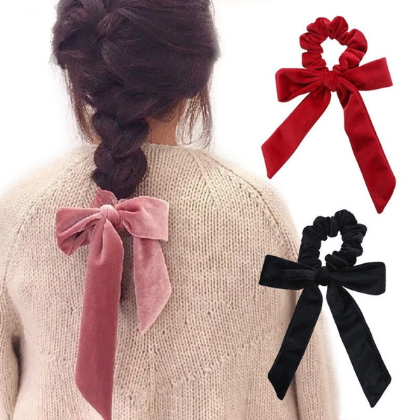 Velvet Elastic Hair Ropes Scrunchies Hair Ties Women Accessories Sweet Women Hairband |