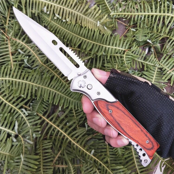 Tactical Knife AUTO Folding Blade EDC Survival Knives Spring Assist Knife Outdoor Camping Spring