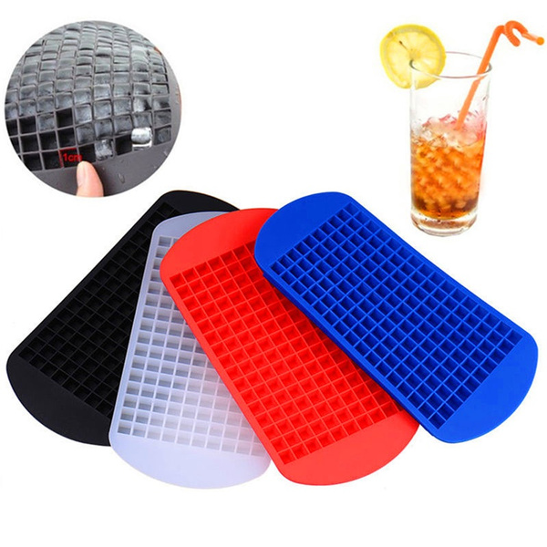 Mini Small Ice Maker Mold 160 Grids DIY Ice Cube Tray Frozen Cubes