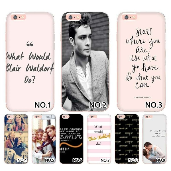 Gossip Girl TPU Rubber Phone Case Designs Gossip Girl Blair Chuck