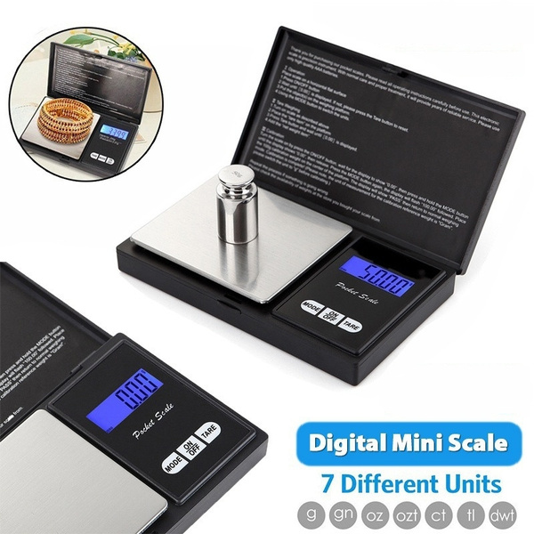 100/500g Precision Digital Scales for for Jewelry Reloading Kitchen 0.1