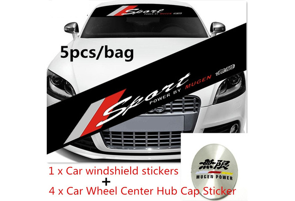 Mugen Power Car Wheel Center Cap Badge Aluminum Metal Sticker Wc-Mug-1 IDH  Select [Car Accessories Local Seller Faster Shipping Available On Hand]