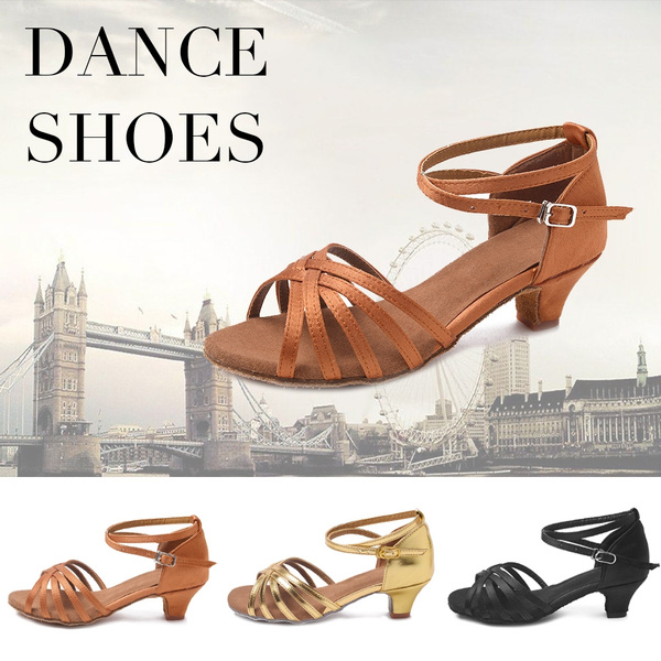 Low heel latin dance 2024 shoes