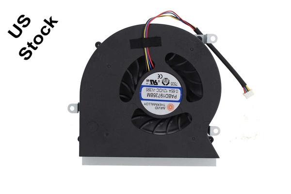 New For MSI GT62VR 16L1 16L2 CPU Cooling Fan PABD19735BM 0.65A 12VDC N322