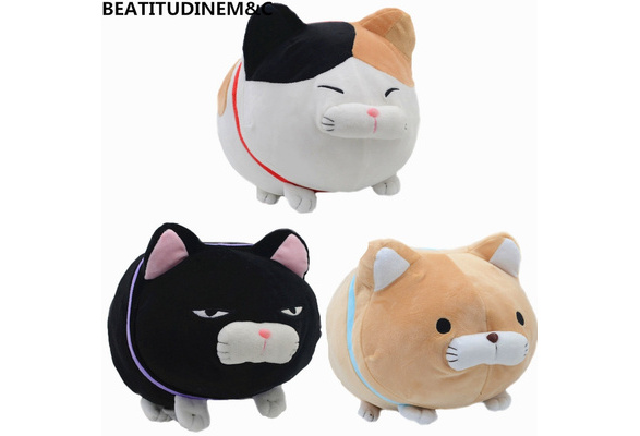 skull cat plush