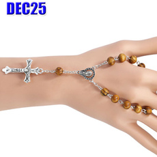 Charm Bracelet, Wood, Silver Jewelry, ファッション