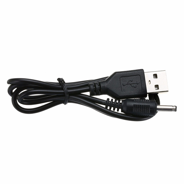USB To 3.5mm x 1.35mm Plug Barrel Jack 5V DC Power Supply Cord