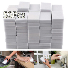 50PCS Magic Sponge Eraser Cleaning Melamine Multi-function Foam Cleaner (Size:10*6*2 cm)
