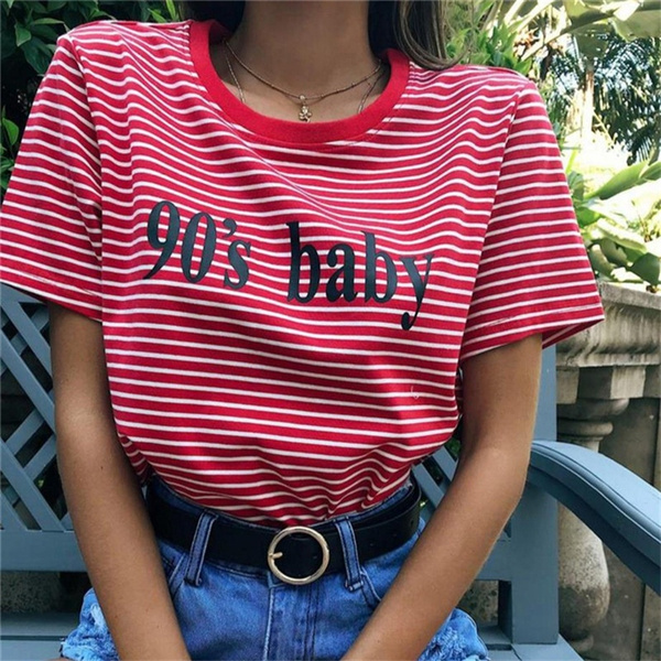 Striped t shop shirt 90s