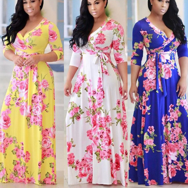 wish floral maxi dress