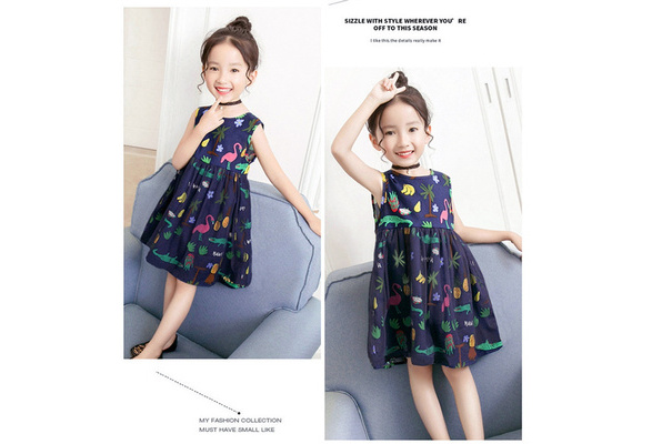 little girl tropical dress