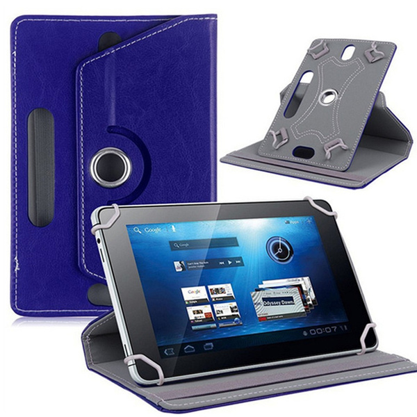 Universal 360° Rotating Leather Case Cover Android Tablet PC 7" 8" 9 "10" PU Leather Cover Stand