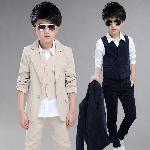 Black Boys Suits Baby Boy Suit Set Toddler Tuxedo Formal Slim Fit Wedding  Dress Size 7 - Yahoo Shopping