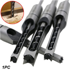 1PC 6/8/12.5mm HSS Square Hole Drill Bit Auger Bit Steel Mortising Drilling Craving Woodworking Tools
