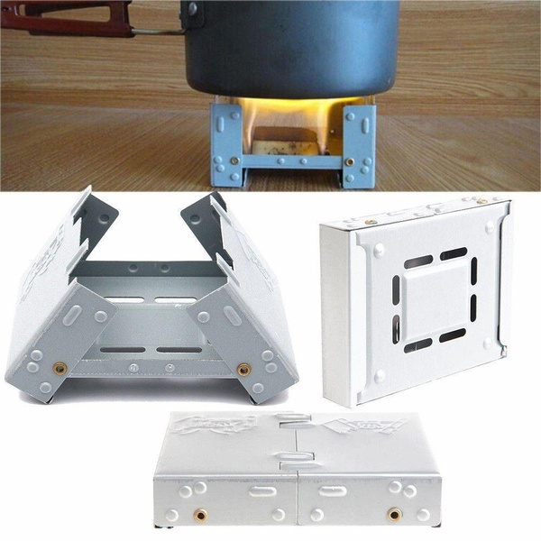 Portable Outdoor Solid Fuel Fuel Alcohol Stove Picnic Stove For Camping